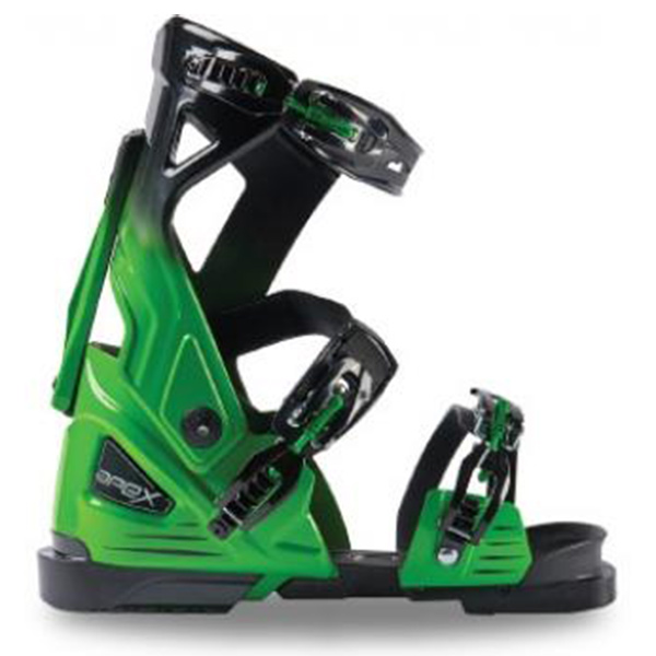 Apex X スキー ブーツ 黒と緑 Apex X スキー ブーツ 黒と緑